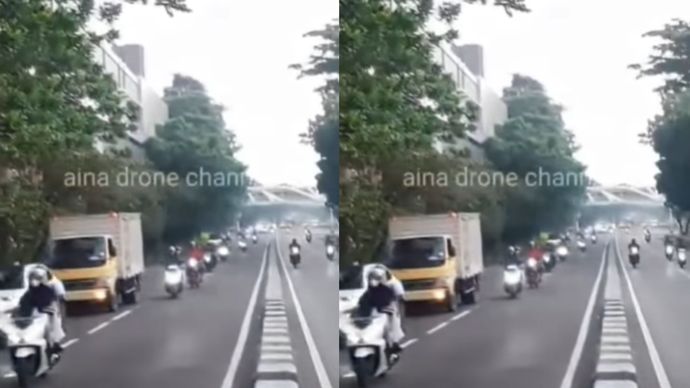 pria alami kecelakaan di lenteng agung