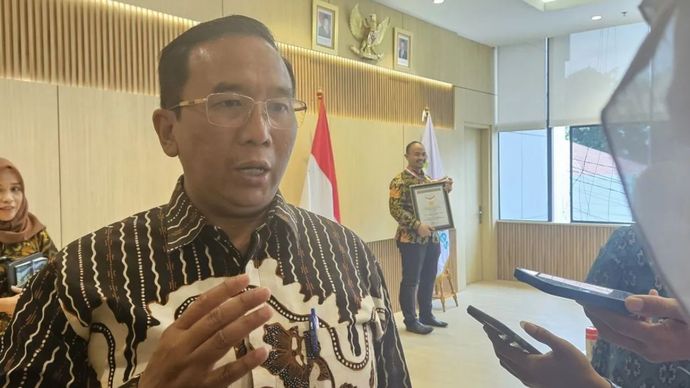 Direktur Jenderal Kesehatan Lanjutan Azhar Jaya ketika ditemui di Jakarta, Rabu (15/1/2024).