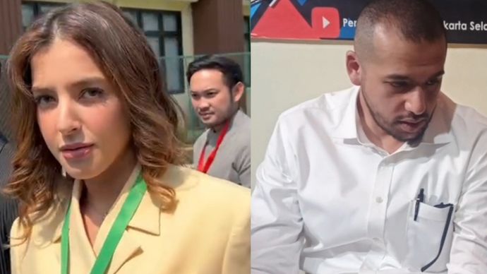 Tasya Farasya dan Ahmad Assegaf hadir di sidang perdana cerai 