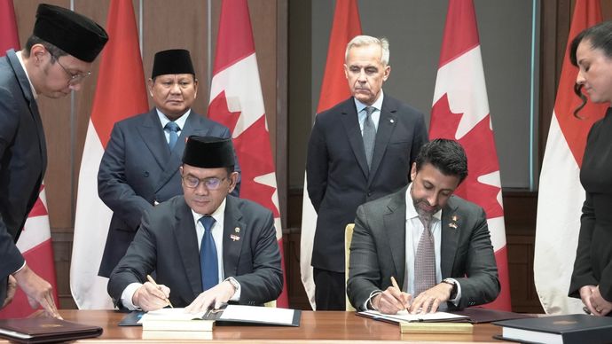 Menteri Perdagangan Budi Santoso menandatangani Indonesia-Canada Comprehensive Economic Partnership Agreement (Indonesia-Canada CEPA) pada Rabu 24 September 2025 di Ottawa, Kanada.  