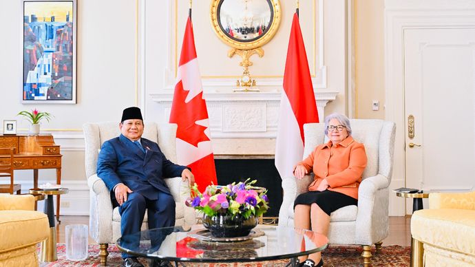 Diterima Langsung Gubernur Jenderal Mary Simon, Prabowo Tegaskan Komitmen Indonesia&ndash;Kanada