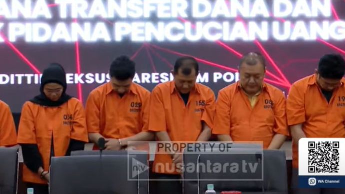 Tersangka Pemindahan Uang Rekening Dormant