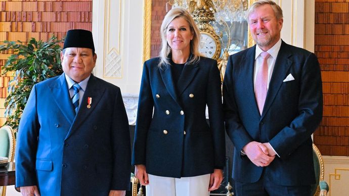 Prabowo Diterima Raja dan Ratu Belanda, Tegaskan Persahabatan Kedua Negara
