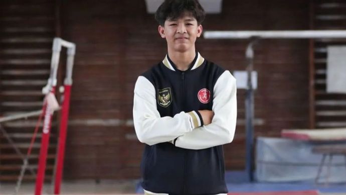 Arsip foto - Atlet gimnastik Indonesia berusia 19 Naufal Takdir Al Bari, meninggal dunia di Penza, Rusia, Kamis (25/9/2025).