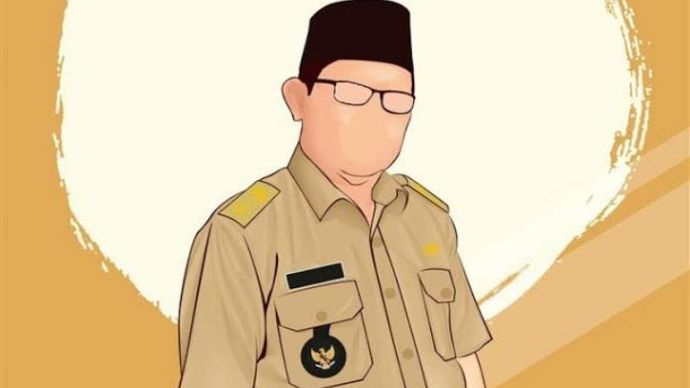 Ilustrasi kepala desa. 
