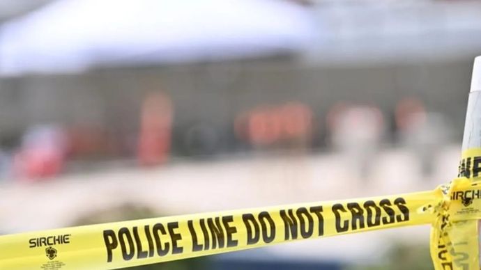 Ilustrasi garis polisi dalam peristiwa penembakan gereja di Michigan, Amerika Serikat (AS). /ANTARA/Anadolu/py (Anadolu)