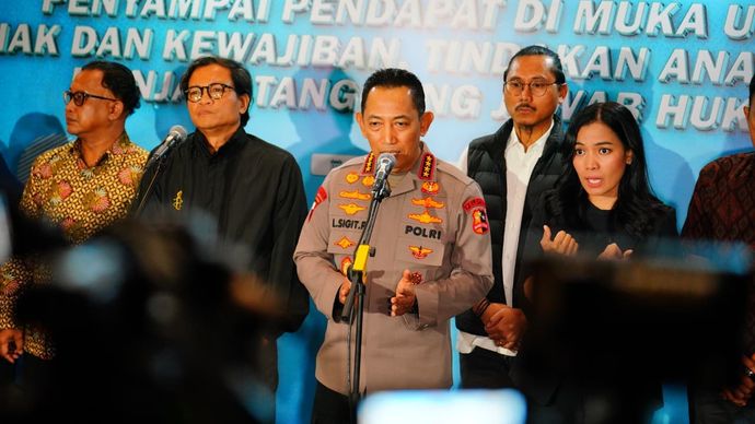 Kapolri Jenderal Listyo Sigit Prabowo. 