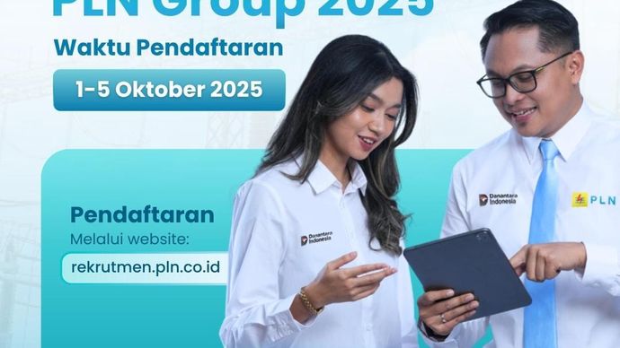 Rekrutmen Nasional PT PLN (Persero) Group 2025 