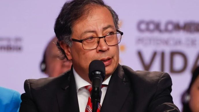 Arsip - Presiden Kolombia Gustavo Petro. /ANTARA/Anadolu/py