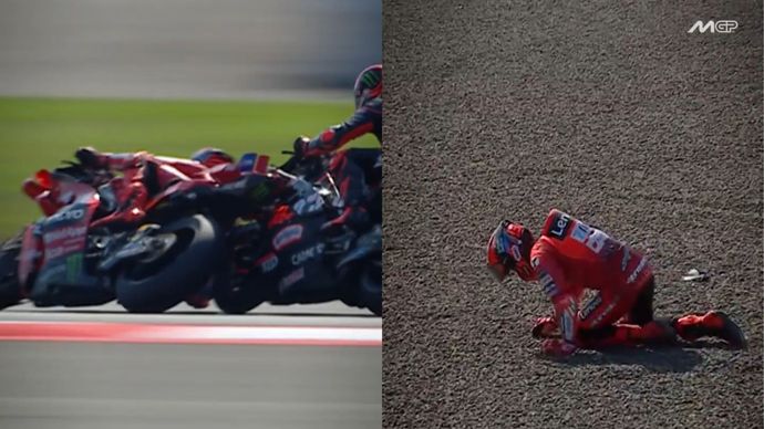 Marquez dan Bezzecchi Jatuh Bersama, Kutukan Mandalika Berlanjut untuk Sang Juara Dunia