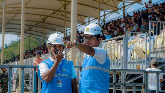 PT PLN (Persero) berhasil menghadirkan listrik andal dan berperan penting dalam menyukseskan gelaran MotoGP Mandalika 2025