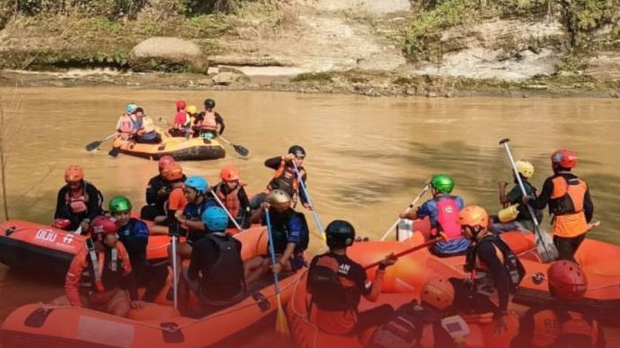 Satu Korban Tenggelam di Sungai Cimandiri Ditemukan Meninggal Dunia