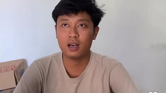 TikTokers yang sebut SPBU Losari jual Pertamax campur air. 
