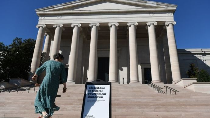 Foto ini memperlihatkan Gedung Capitol Amerika Serikat di Washington DC, Amerika Serikat, pada 5 Oktober 2025. (Xinhua/Li Rui)