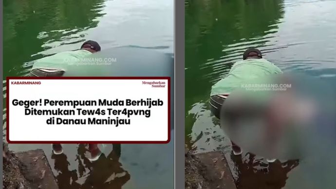 Warga Digegerkan Penemuan Jasad Perempuan di Danau Maninjau