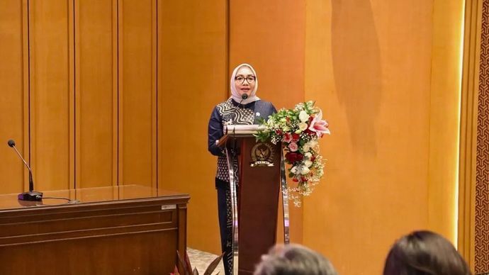 Menteri Pemberdayaan Perempuan dan Perlindungan Anak Arifah Fauzi. ANTARA/HO-KemenPPPA. 