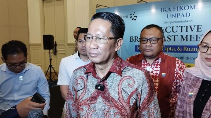 Menteri Hukum Supratman Andi Agtas di Jakarta, Rabu (8/10/2025). 