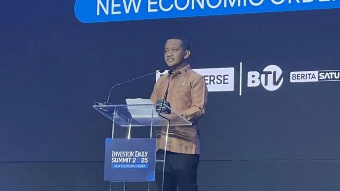 Menteri Energi dan Sumber Daya Mineral (ESDM) Bahlil Lahadalia memberi keterangan di Jakarta, Kamis 9 Oktober 2025. (ANTARA/Putu Indah Savitri)