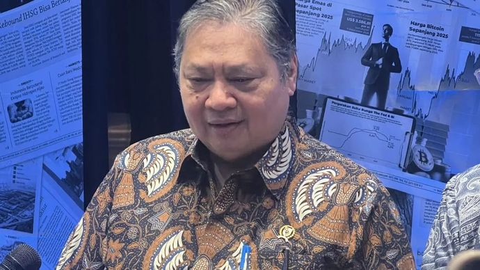 Menteri Koordinator (Menko) Bidang Perekonomian Airlangga Hartarto di Jakarta, Kamis 9 Oktober 2025. (ANTARA/Putu Indah Savitri)