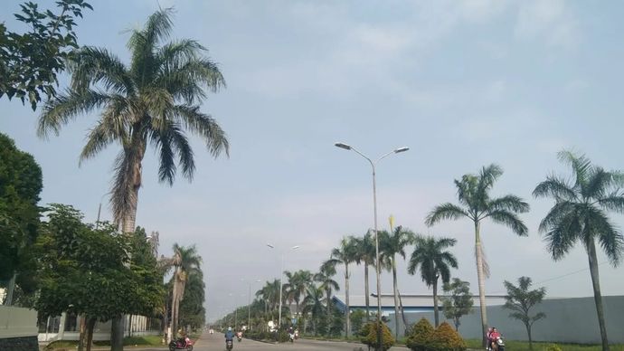 Suasana kawasan industri Modern Cikande, di Kabupaten Serang, Banten, Kamis 9 Oktober 2025. ANTARA/Desi Purnama Sari