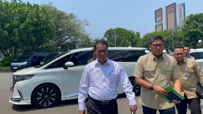Sejumlah Menteri Sambangi Istana untuk Rapat Terbatas dengan Prabowo