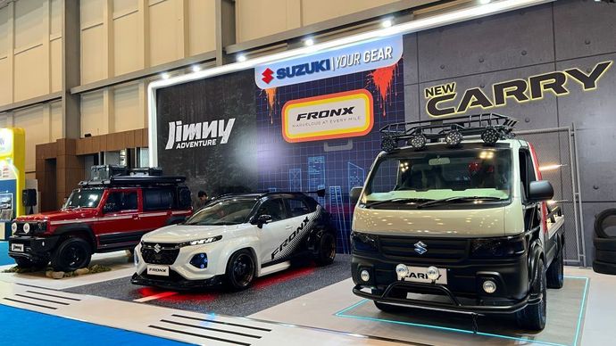 Booth Suzuki di IMX 2025. (Foto: Istimewa)
