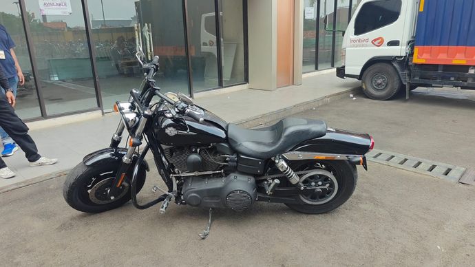Motor Harley yang hilang di Sency, Jakarta Pusat. 
