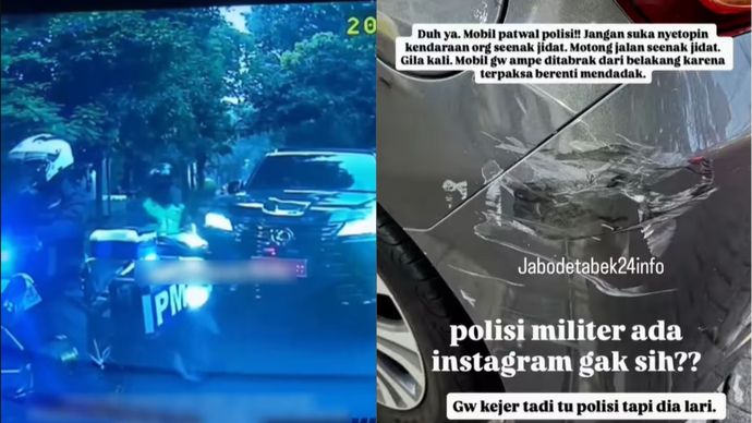 Patwal Polisi Militer Potong Jalur hingga Sebabkan Kecelakaan