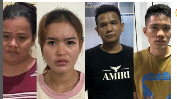 Tampang 4 pelaku penipu ayah raline shah