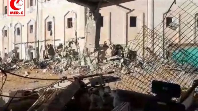 Kerusakan parah dialami Rumah Sakit Indonesia di Gaza Utara setelah gencatan senjata antara Hamas dan Israel mulai diberlakukan pada 10 Oktober 2025.