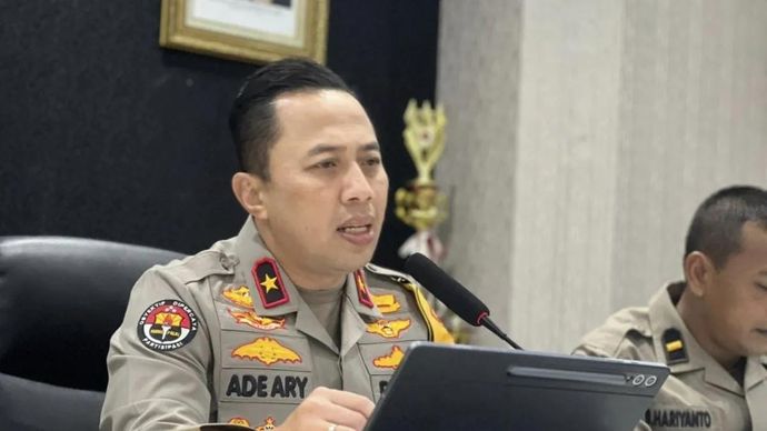 Kabid Humas Polda Metro Jaya, Brigjen Pol Ade Ary Syam Indradi saat ditemui di Jakarta, Kamis 16 Oktober 2025. ANTARA/Ilham Kausar