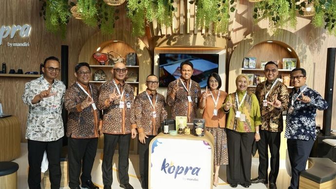 Bank Mandiri memperkuat perannya sebagai mitra strategis pemerintah dalam mendorong pertumbuhan ekspor melalui digitalisasi, pengembangan pasar baru, dan peningkatan kapasitas pelaku usaha lokal. 