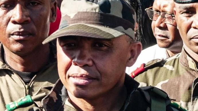 Arsip Foto - Presiden sementara Madagaskar, Kolonel Michael Randrianirina. /ANTARA/Anadolu/py.