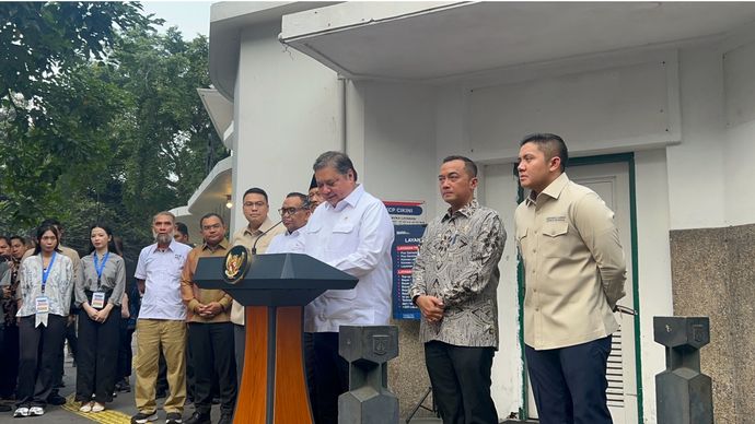Menteri Koordinator Perekonomian Airlangga Hartarto