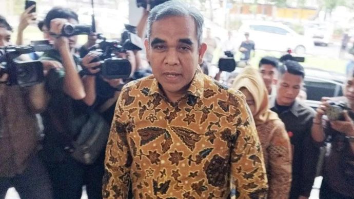 Ketua MPR RI Ahmad Muzani saat mengunjungi Gedung BPK RI, Jakarta, Selasa 7 Oktober 2025. ANTARA/Bagus Ahmad Rizaldi/am.