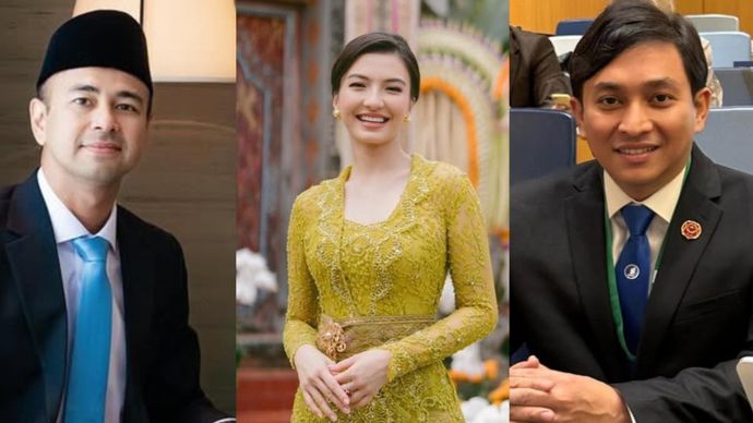 Raffi Ahmad, Raline Shah, Yovie Widianto
