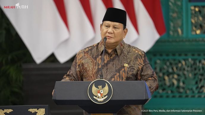 Prabowo Subianto Pimpin Sidang Kabinet Merah Putih