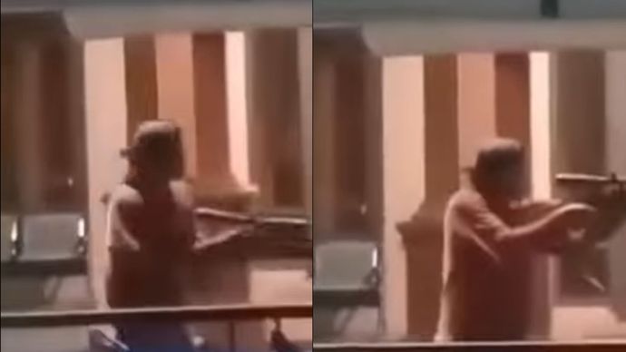 Pria Tenteng Senjata Saat Bubarkan Tawuran di Bogor