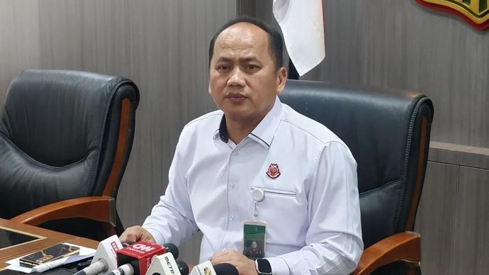 Kepala Pusat Penerangan Hukum Kejaksaan Agung Anang Supriatna di Gedung Kejaksaan Agung, Jakarta, Selasa, 21 Oktober 2025. ANTARA/Nadia Putri Rahmani