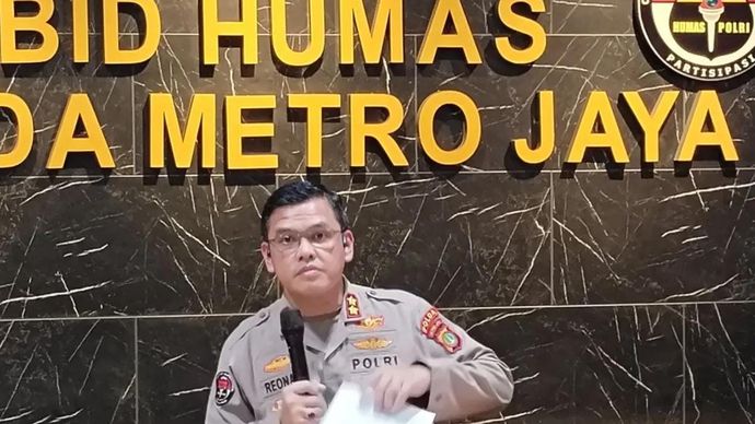 Kasubbid Penmas Polda Metro Jaya, AKBP Reonald Simanjuntak. ANTARA/Ilham Kausar