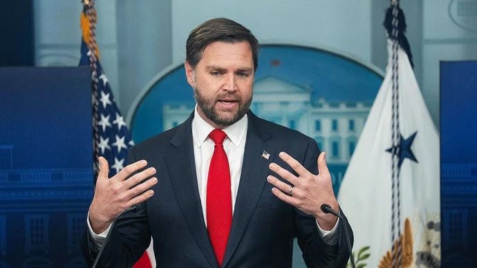 Wakil Presiden Amerika Serikat JD Vance. ANTARA/Xinhua/Hu Yousong/aa.