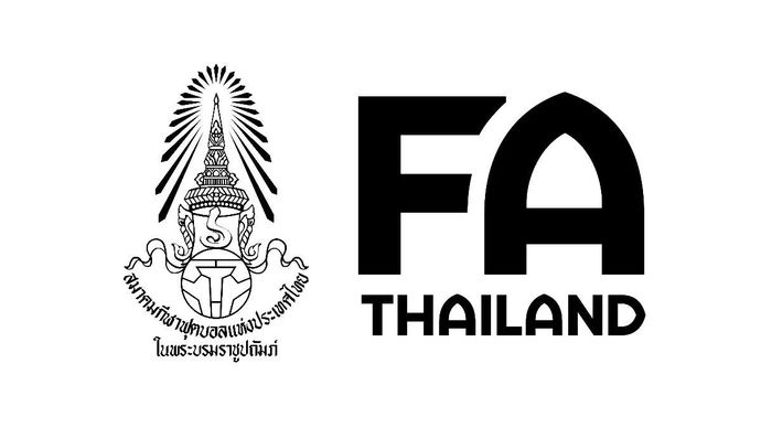 Ilustrasi logo Federasi Sepak Bola Thailand, FA Thailand.
