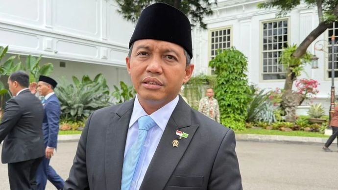 Menteri Kehutanan (Menhut) Raja Juli Antoni di Istana Kepresidenan, Jakarta, Kamis, 23 Oktober 2025. (ANTARA/HO-Kemenhut RI)