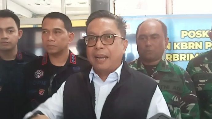 Deputi Bidang Pengendalian Pencemaran dan Kerusakan Lingkungan (PPKL) Kementerian Lingkungan Hidup, Rasio Ridho Sani di Serang, Kamis (23/10/2025)