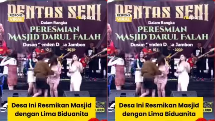 Peresmian Masjid Undang Biduan Dangdut