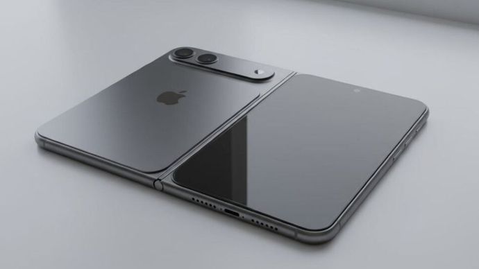 Render iPhone Fold. (Foto: Istimewa via Gizmochina)