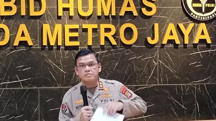 Kasubbid Penmas Polda Metro Jaya, AKBP Reonald Simanjuntak. (ANTARA/Ilham Kausar)