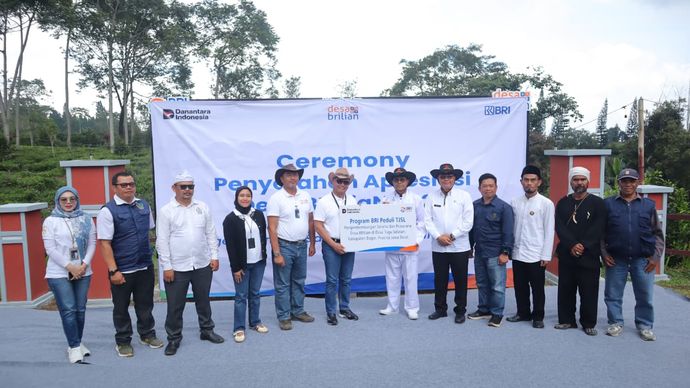 BRI BO Bogor Dewi Sartika Apresiasi Desa BRILiaN di Cisarua
