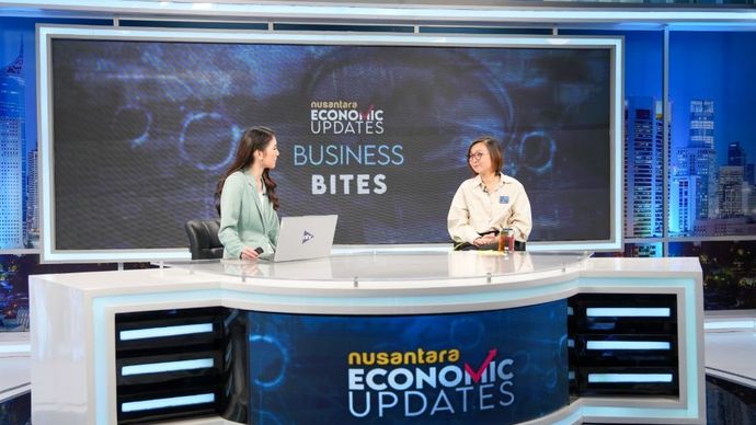 Wamen Ekraf Irene Umar dalam wawancara bersama program Nusantara Economic Updates di Nusantara TV