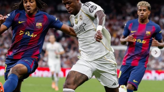 Real Madrid memenangi El Clasico setelah mengalahkan Barcelona dengan skor 2-1 pada pekan ke-10 Liga Spanyol di Stadion Santiago Bernabeu, Madrid, Minggu.